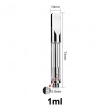 ceramic coil 510 thread pyrex glass cartridge